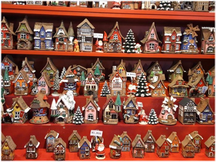 札幌クリスマス市の家の模型