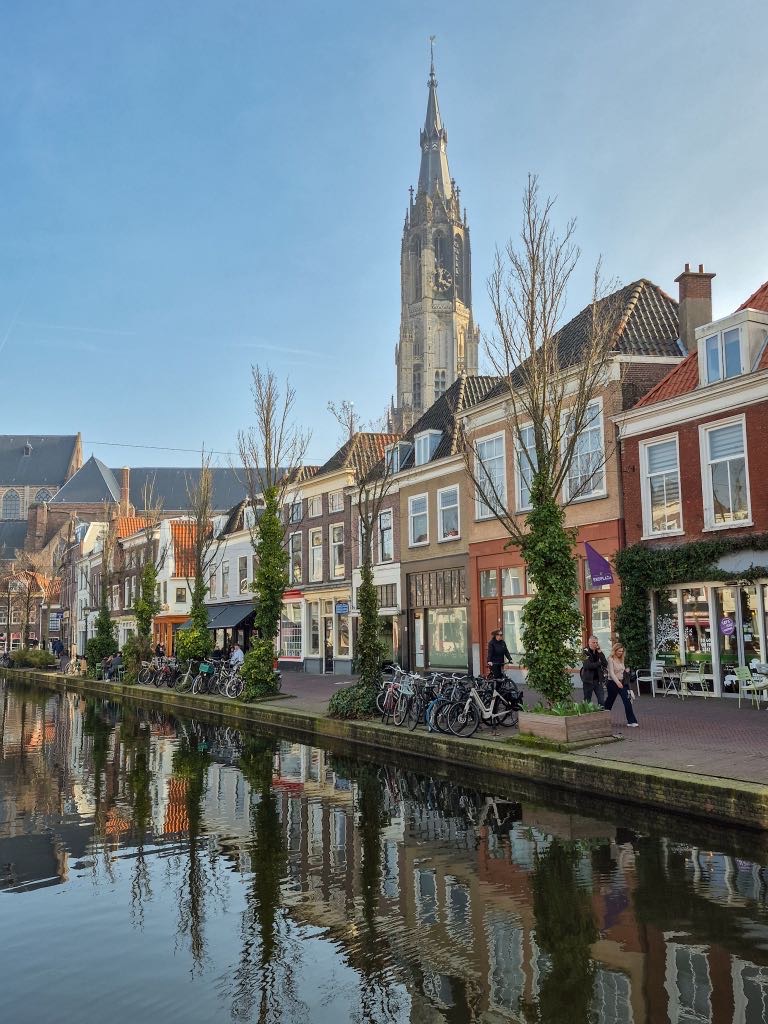 デルフト新教会の眺め
